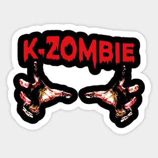 korean zombie Warrior Sticker